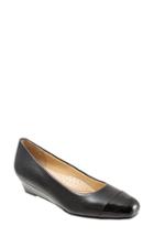Women's Trotters 'langley' Cap Toe Wedge Pump