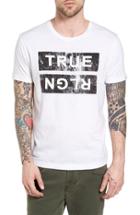 Men's True Religion Brand Jeans Distressed Graphic T-shirt