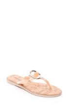 Women's Bernardo Footwear Matrix Flip Flop M - Metallic