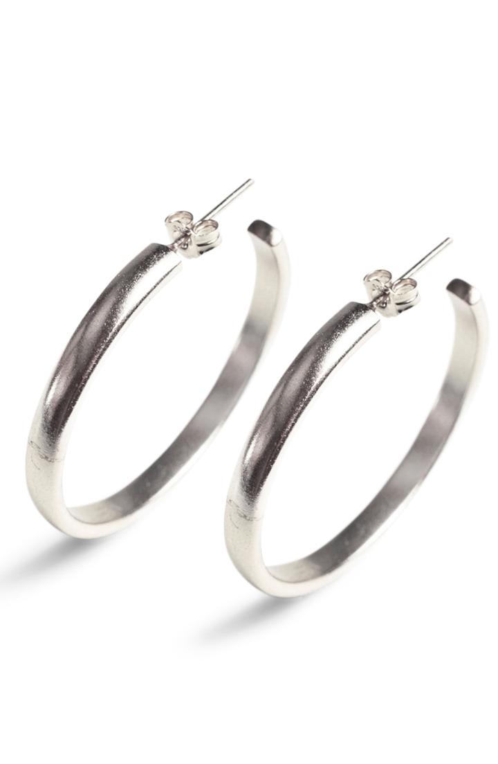 Women's 31 Bits Chunky Silk Hoop Earrings