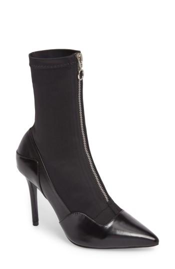 Women's Tony Bianco Dini Stiletto Stretch Bootie .5 M - Black