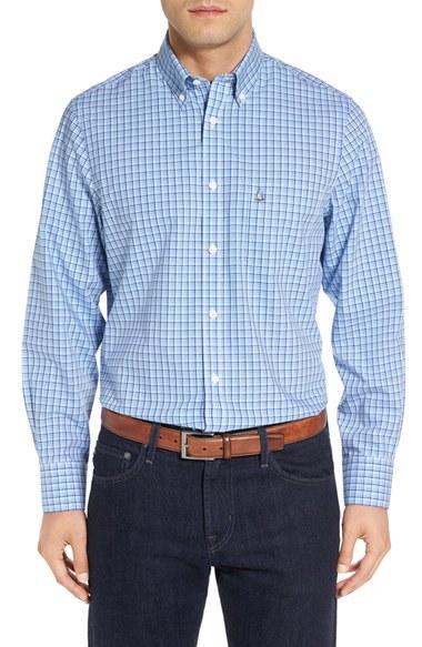 Men's Nordstrom Men's Shop Smartcare(tm) Classic Fit Check Sport Shirt
