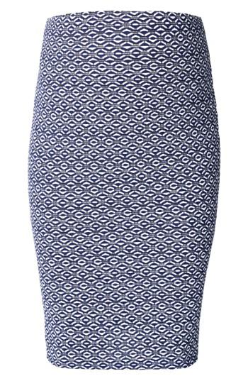 Women's Noppies Rita Maternity Pencil Skirt, Size - Blue