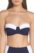 Women's Tory Burch 'lipsi' Underwire Bikini Top - Blue