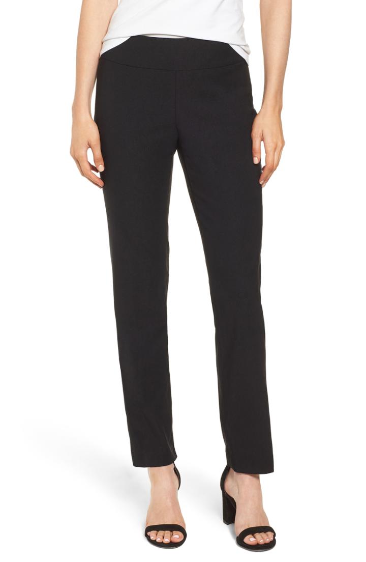 Women's Nic+zoe Wonderstretch Straight Leg Pants - Black