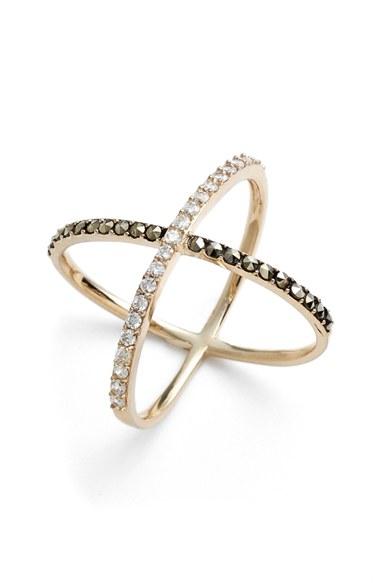 Women's Judith Jack 'rings & Things' Crossover Ring