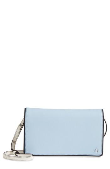 Women's Rag & Bone Colorblock Leather Crossbody Wallet - Blue