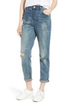Women's Tinsel Billie Distressed Relaxed Jeans - Blue