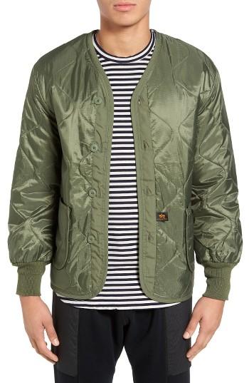 Men's Alpha Industries Als/92 Liner Jacket - Green