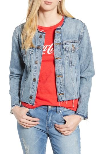 Women's Lucky Brand Smart Trucker Denim Jacket - Blue