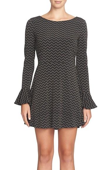 Women's Cece Jayden Print Fit & Flare Dress