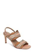 Women's Donald Pliner Kit Fringe Sandal M - Pink