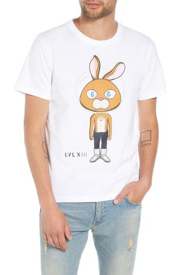 Men's Lvlxiii Rabbit Graphic T-shirt - White