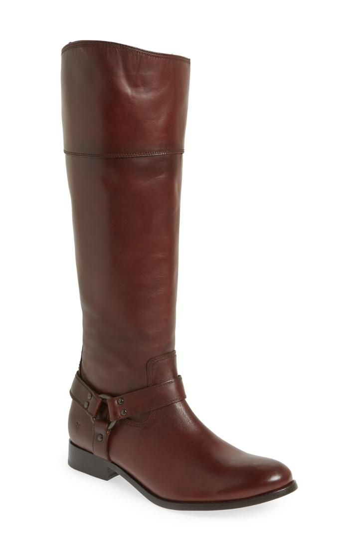 Women's Frye Melissa Knee High Boot Ext Calf M - Brown