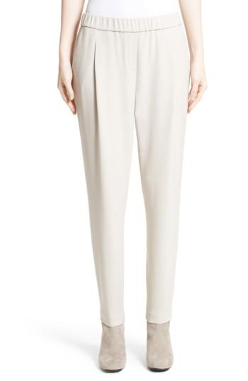 Women's Fabiana Filippi Woven Crop Pants Us / 42 It - White