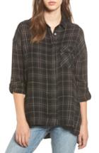 Women's Lira Clothing Hayworth Plaid Tunic /small - Black