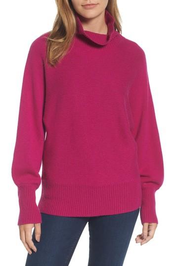 Women's Halogen Blouson Sleeve Sweater, Size - Pink