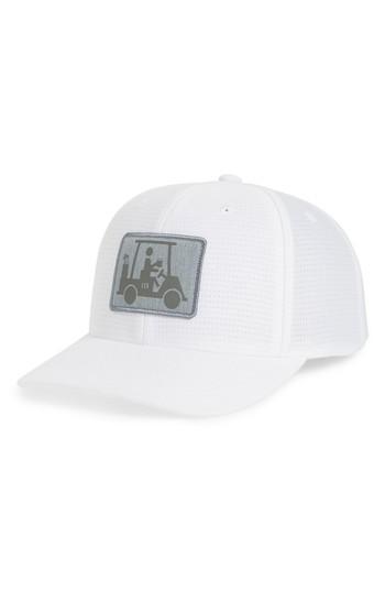 Men's Travis Mathew Coming In Hot Snapback Cap - White