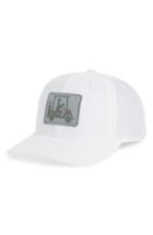 Men's Travis Mathew Coming In Hot Snapback Cap - White