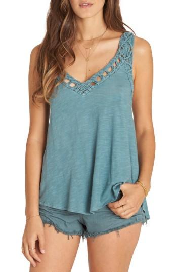 Women's Billabong Show Case Tank Top - Green
