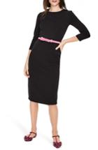 Women's Boden Mia Ottoman Dress - Black