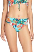 Women's Tommy Bahama Floriana High Waist Bikini Bottoms - Blue