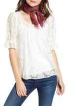 Women's Free People Positano Paisley Square Scarf, Size - Pink