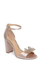 Women's Jewel Badgley Mischka Lex Embellished Block Heel Sandal