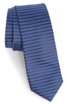 Men's Calibrate Brewer Stripe Silk Tie, Size - Blue