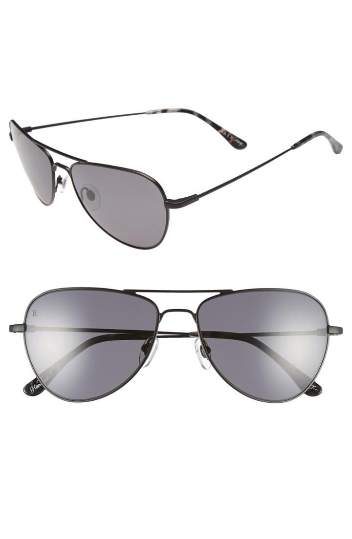 Men's Raen 'roye' 58mm Polarized Sunglasses - Black Ripple/ Black