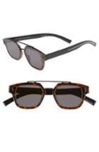 Men's Dior 46mm Square Sunglasses - Dark Havana