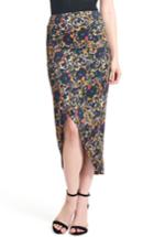 Women's Thieves Like Us Floral Midi Skirt, Size - Black