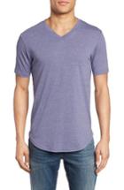 Men's Goodlife Scallop Hem V-neck T-shirt - Blue