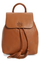 Tory Burch Taylor Leather Backpack - Brown