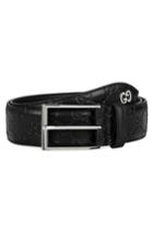 Men's Gucci Leather Belt Eu - Black