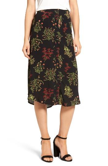 Women's Bp. Floral Midi Skirt