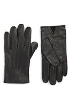 Men's Boss Griffin Leather Gloves - Black