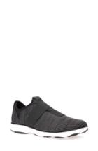 Men's Geox Nebula 45 Banded Slip-on Sneaker Us / 39eu - Black