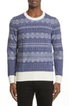Men's Burberry Tredway Wool & Cashmere Sweater - Blue