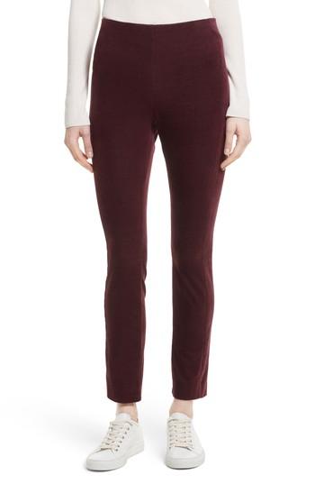 Women's Theory Navalane Velvet High Waist Ankle Pants