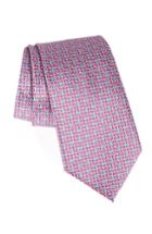 Men's Ermenegildo Zegna Chevron Silk Tie, Size - Pink