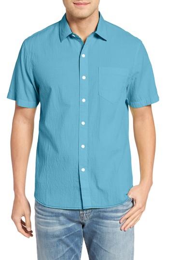 Men's Tommy Bahama The Salvatore Standard Fit Sport Shirt, Size - Blue