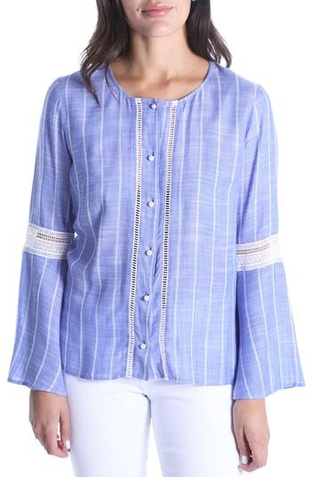 Women's Kut From The Kloth Vienna Peasant Top - Blue