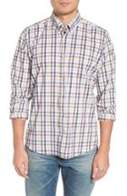 Men's Barbour Fell Performance Regular Fit Stretch Check Sport Shirt - Metallic