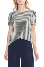 Women's Vince Camuto Chateau Stripe Puff Sleeve Tee - White