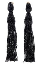 Women's Oscar De La Renta Long Tassel Drop Clip Earrings