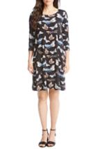 Women's Karen Kane Chloe Print Swing Dress - Blue