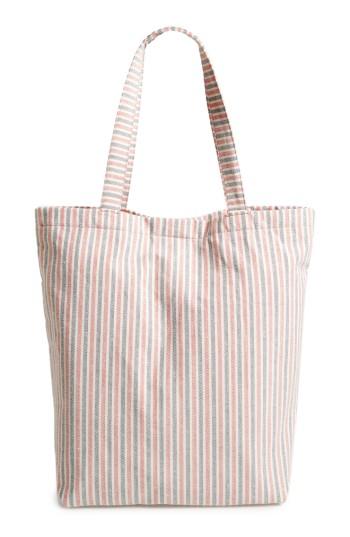 Bp. Stripe Woven Tote - Blue
