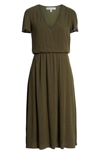 Women's Wayf Blouson Midi Dress, Size - Green