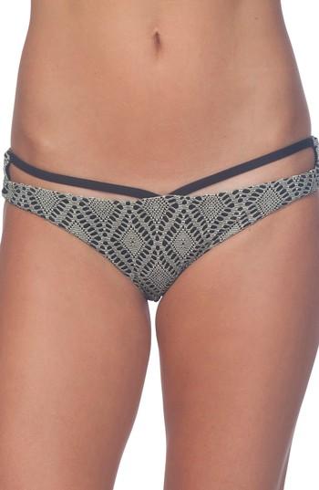 Women's Rip Curl Day Break Luxe Hipster Bikini Bottoms - Black